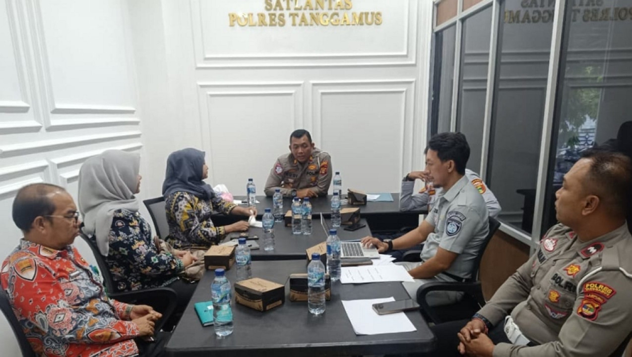 Siapkan Nataru, Sat Lantas Polres Tanggamus Gelar Rakor Forum Lalu Lintas