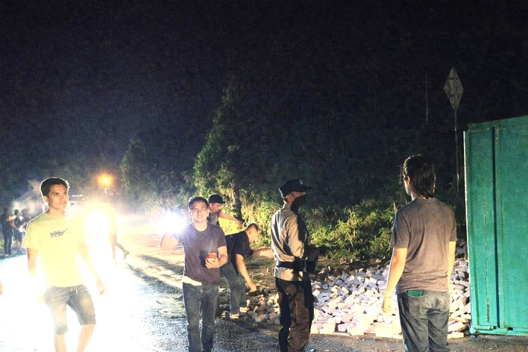 Polsek Kota Agung Gerak Cepat Identifikasi Kecelakaan Truk Batu Bata di Way Gelang