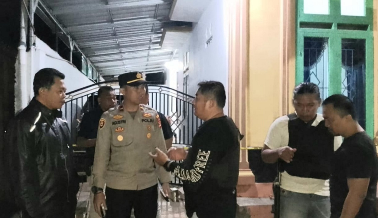 Tim Inafis Polres Tanggamus Olah TKP Dugaan Kasus Pembunuhan Pasutri di Pugung