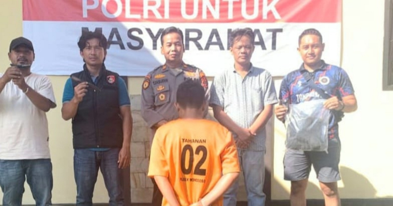 Polsek Wonosobo Limpahkan Tersangka Curanmor Pemilik Sajam ke Kejaksaan