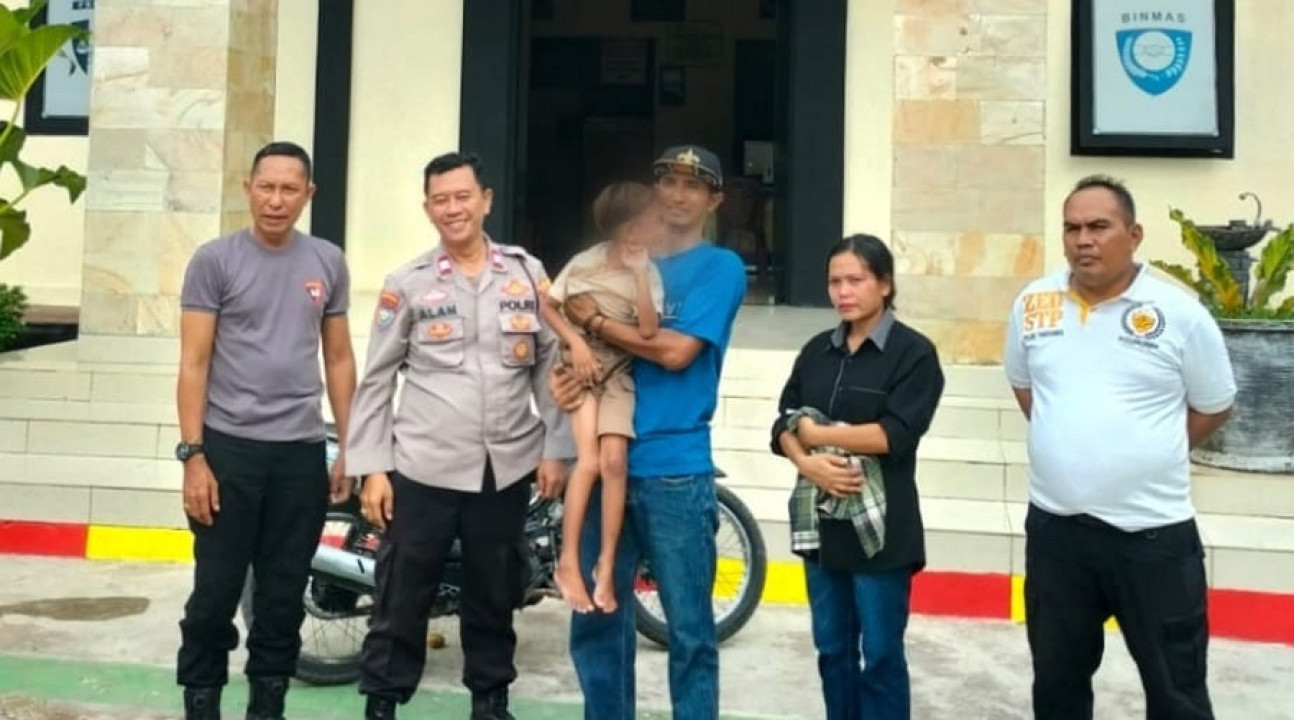  Polsek Kota Agung Dibantu Warga, Temukan Anak Tunarungu Yang Hilang