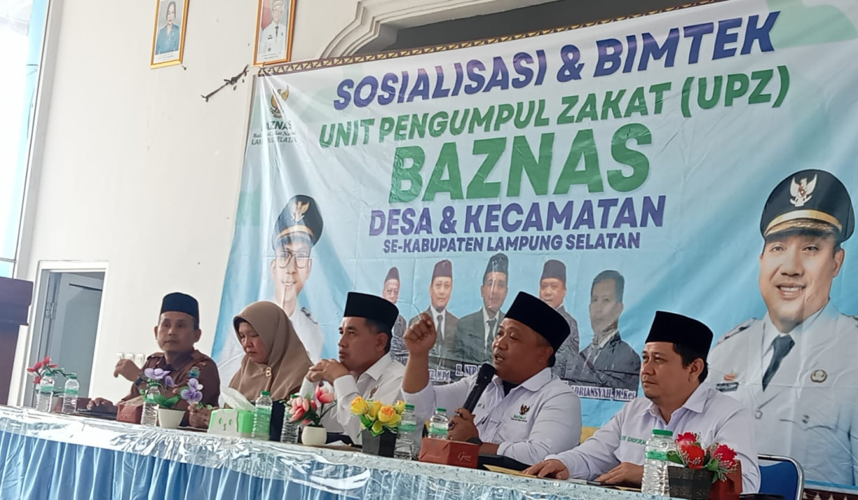 BAZNAS Lamsel Roadshow Sosialisasikan dan Bimtek UPZ Desa di Kecamatan Palas