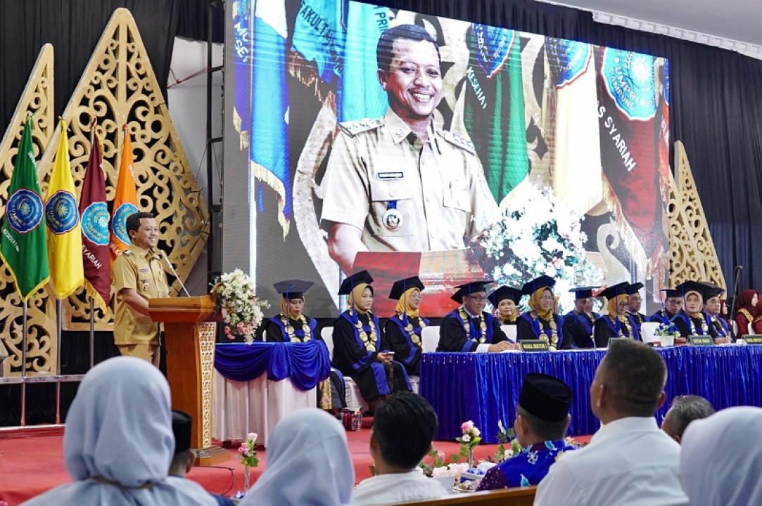Bupati Pringsewu Hadiri Wisuda ke-9 UMPRI