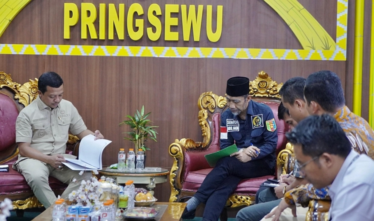 Bupati Pringsewu Terima Kunjungan Kerja DPD RI