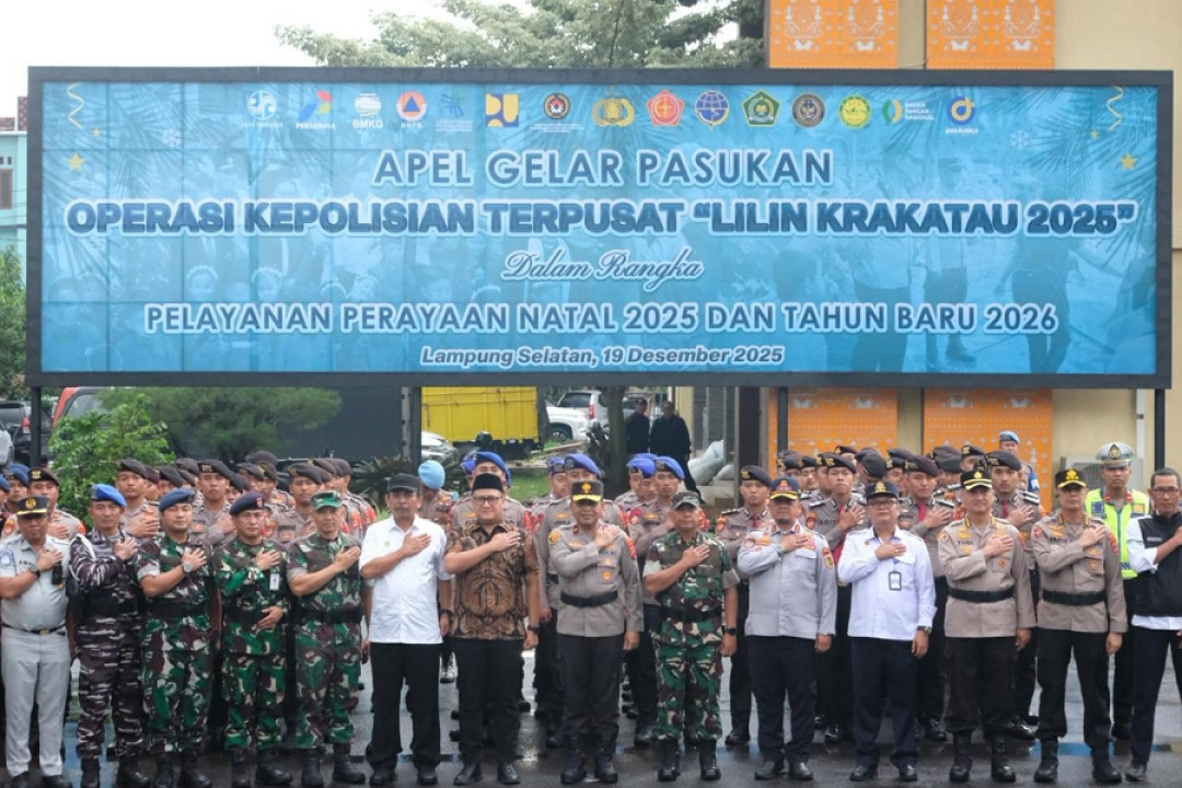 4.021 Personel Amankan Nataru 2025/2026 di Lampung