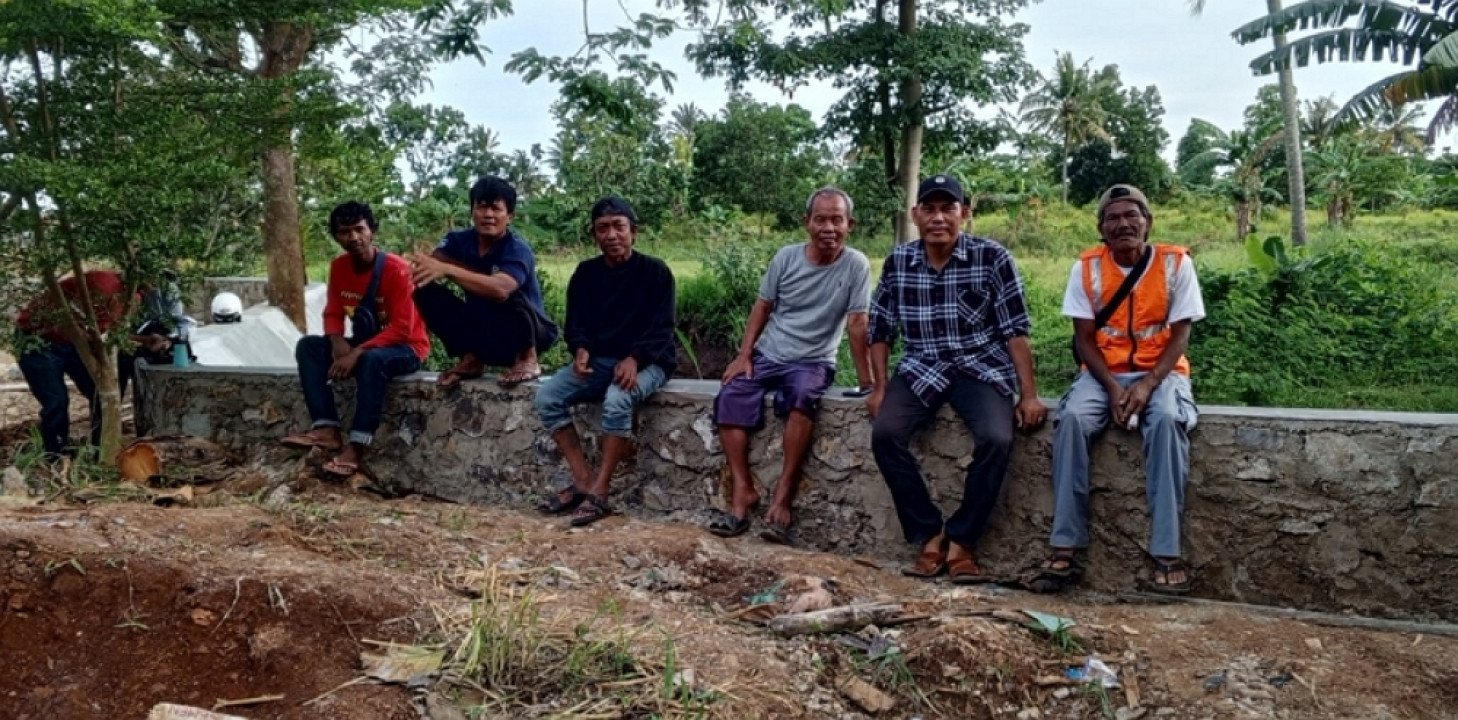 Talud Rampung, Warga Dusun I Sinar Banten Sampaikan Terima Kasih