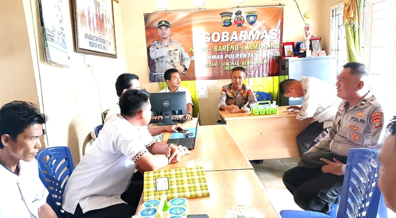 Sat Binmas Polres Tanggamus Gelar Sambang Rutan dan Ngobarmas di Kota Agung