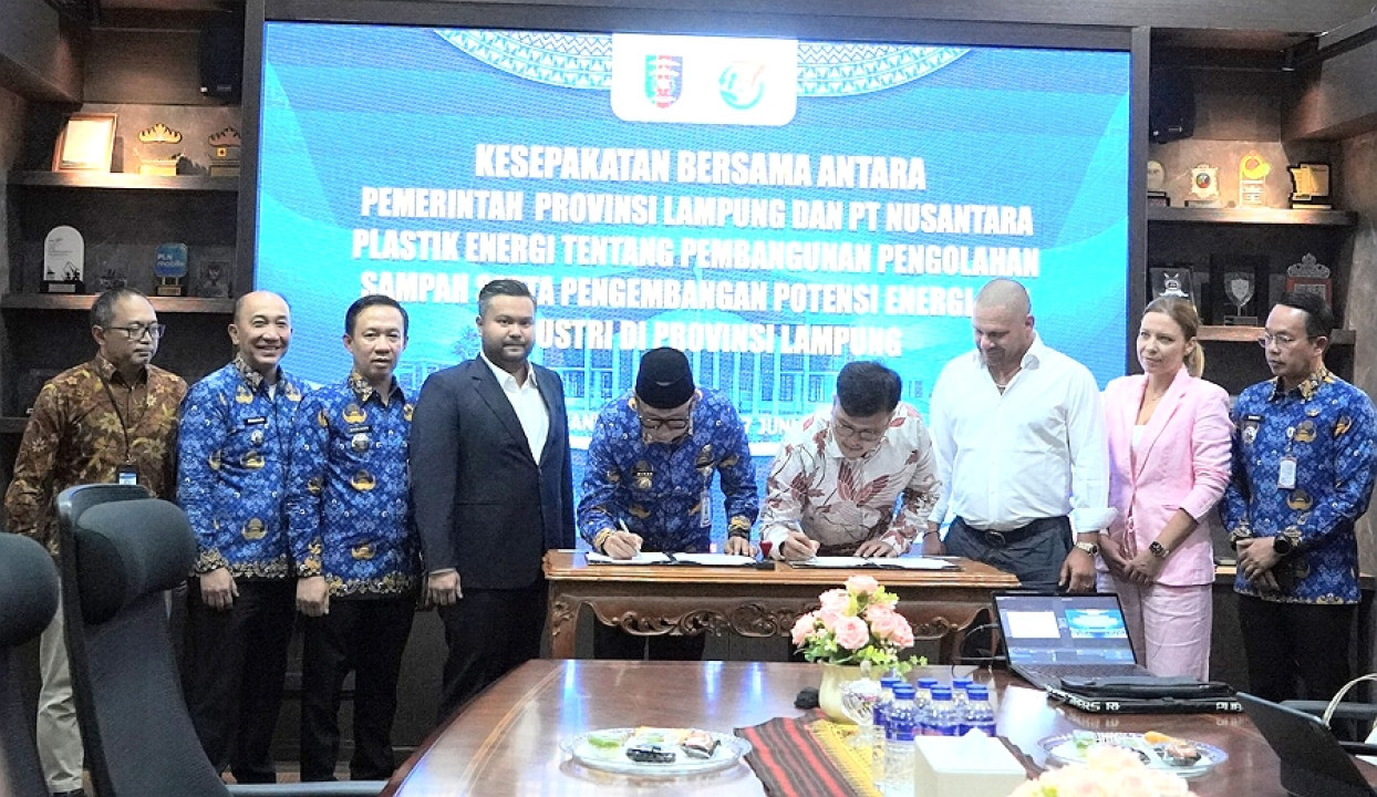 Lampung Siap jadi Pionir Nasional Pengelolaan Sampah Terintegrasi dan Energi Bersih