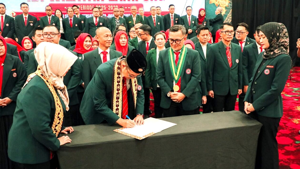 Wagub Jihan Nurlela Ajak IDI Perkuat Peran sebagai Mitra Pemprov Lampung