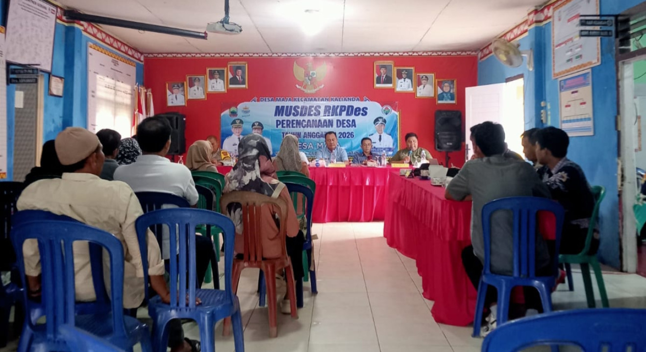 Musdes RKPDes Desa Maja Tahun Anggaran 2026 Digelar, BLT DD Tahap III Disalurkan