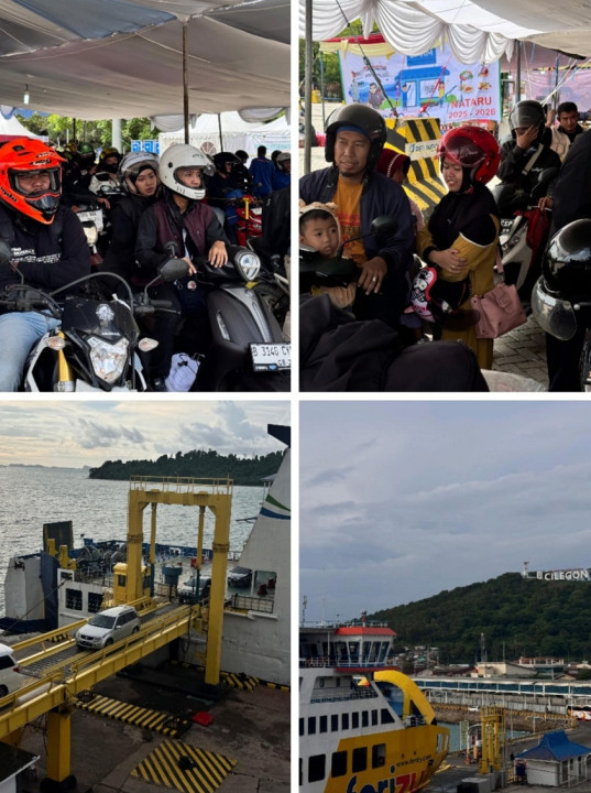 H-5 Nataru, Trafik Sepeda Motor Via Ciwandan Alami Peningkatan