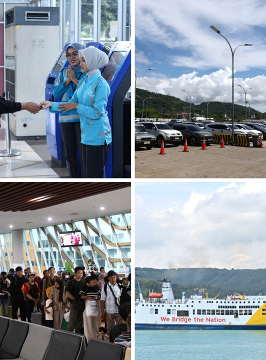 H+9 Nataru, 647 Ribu Penumpang dan 161 Ribu Kendaraan Tinggalkan Sumatera Kembali Jawa