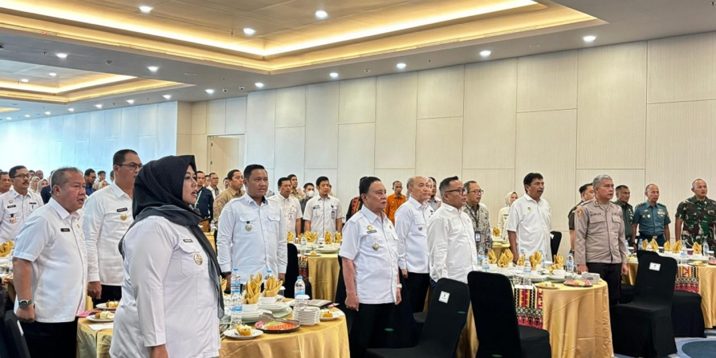Wabup Mad Hasnurin Hadiri High Level Meeting TPID Lampung Jelang Nataru