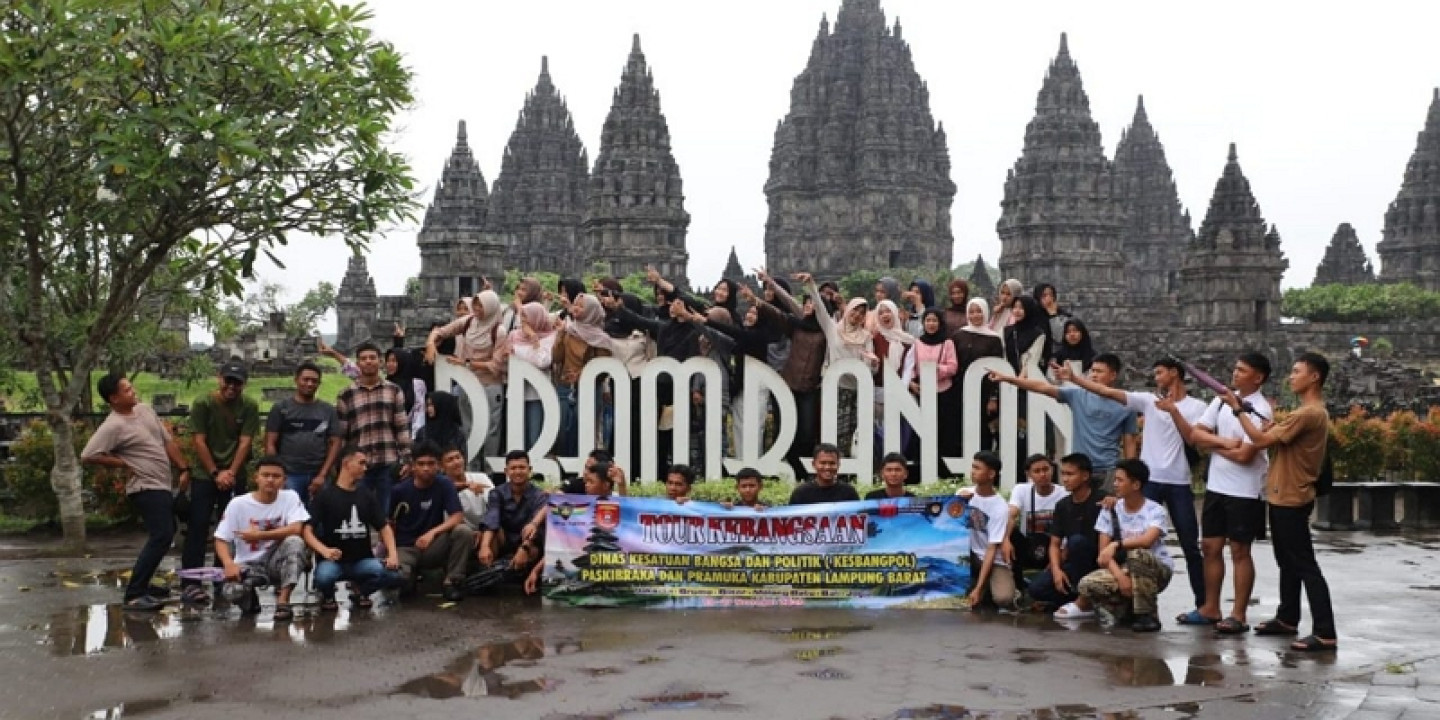Jalankan Program Pusat BPIP, Paskibraka Lambar Bertolak ke Candi Prambanan