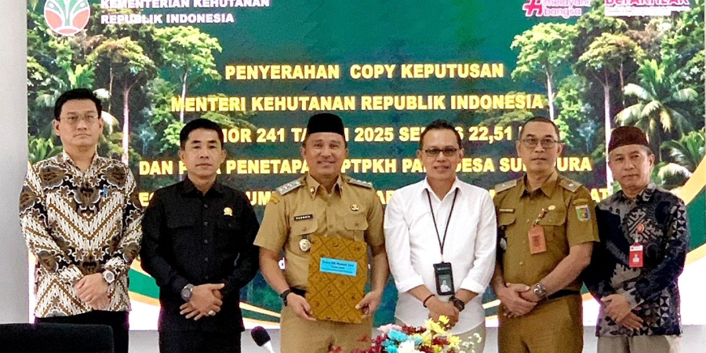 Pemkab Lampung Barat Terima SK Pelepasan Kawasan Hutan untuk Tora
