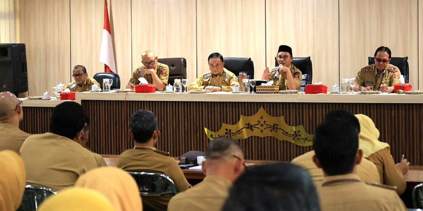 Rakor Triwulan I, Bupati Lambar Ajak OPD Kompak Optimalkan Potensi