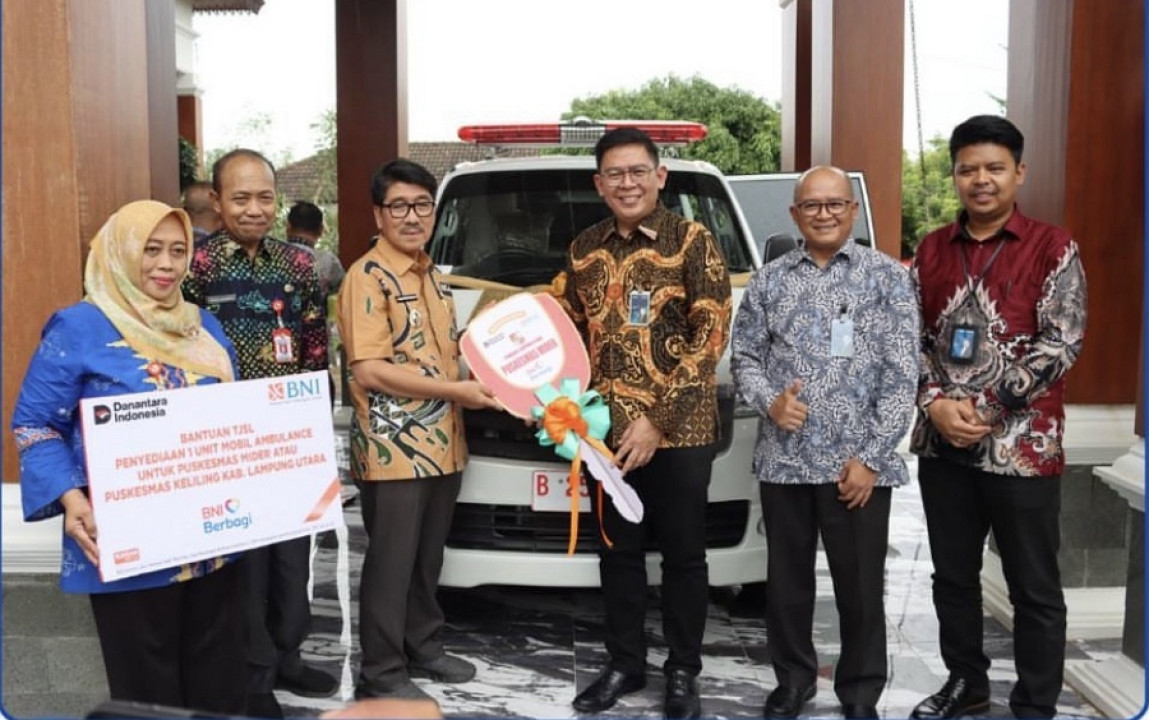 Pemkab Lampura Perkuat Program Puskesmas Mider melalui TJSL Ambulans