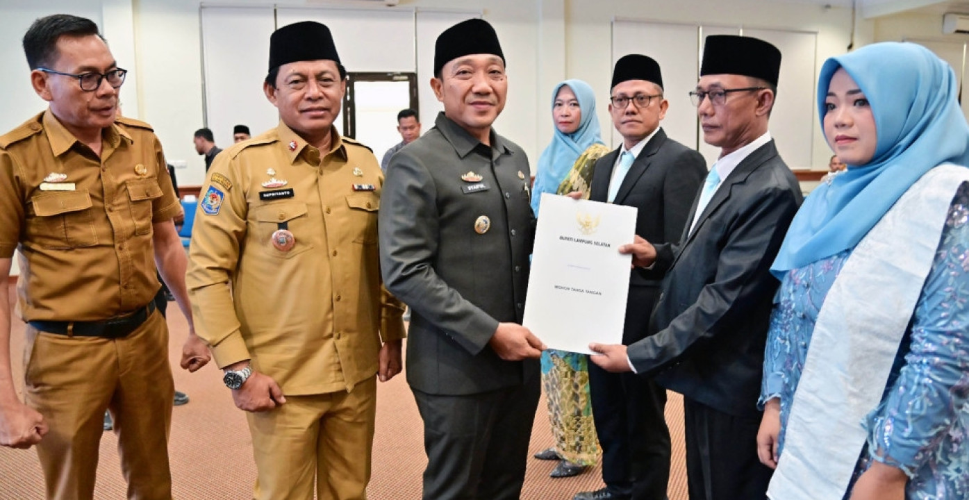 Wabup Syaiful Lantik Dewan Pengawas dan Direktur Perumda Tirta Jasa