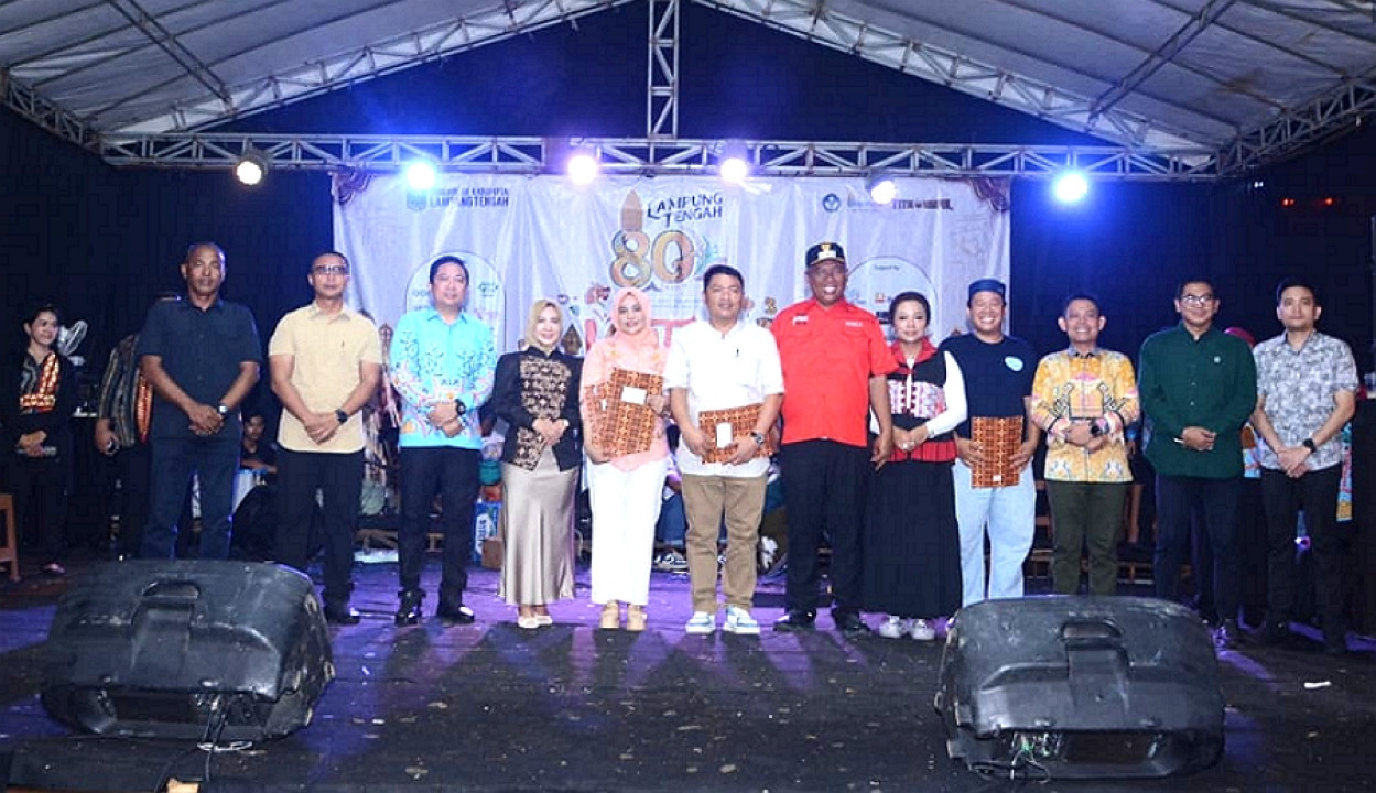 Penutupan HUT ke-80 Lampung Tengah Berlangsung Meriah dan Penuh Kebersamaan