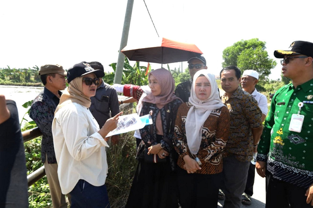 Bupati Lamtim Tinjau Calon Lokasi Kampung Nelayan Merah Putih di Muara Gading Mas