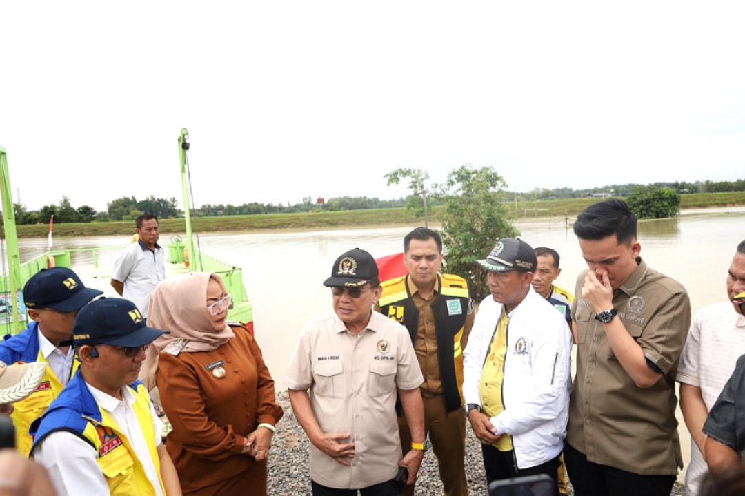 Pemkab Dorong Pembangunan Jembatan Gantung di Desa Kali Pasir Kecamatan Way Bungur