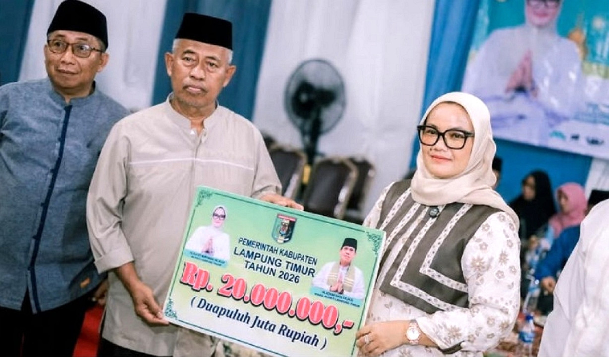 Bupati Lampung Timur Hadiri Safari Ramadhan untuk Pererat Ukhuwah Islamiyah