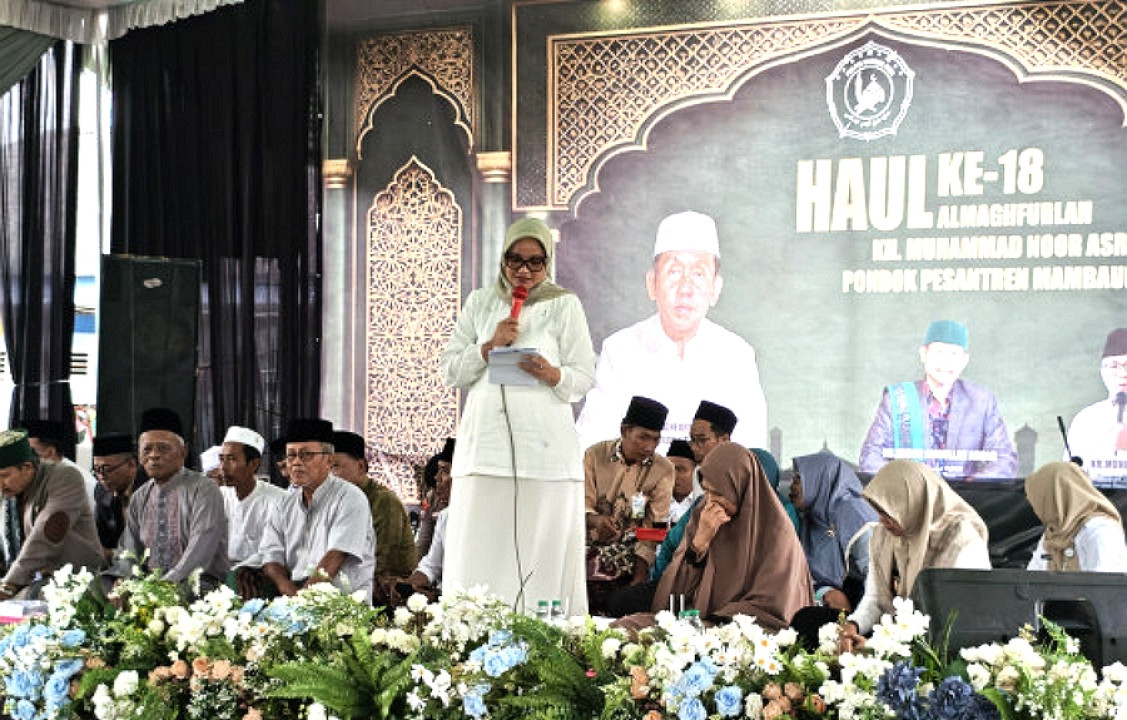 Bupati Lampung Timur Hadiri Haul KH. Muhammad Noor Asrori Ke-18