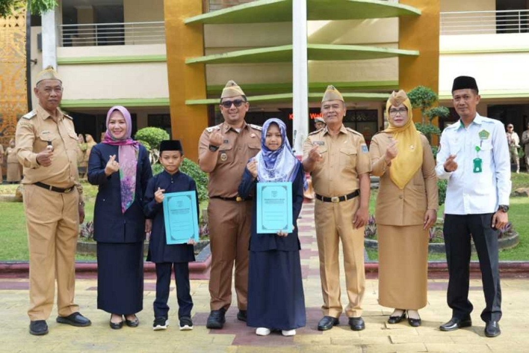 Wakil Wali Kota Metro Lepas Kafilah MTQ Metro 