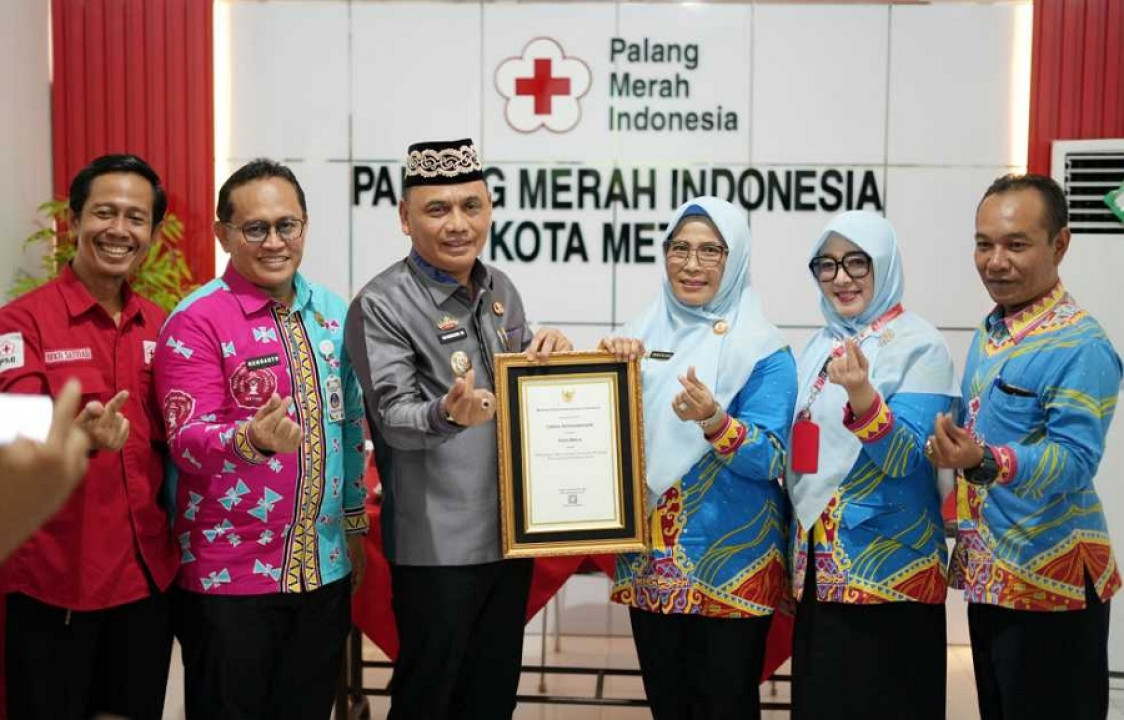 PMI Kota Metro Gelar Tasyakuran atas Penghargaan Kemenkes RI