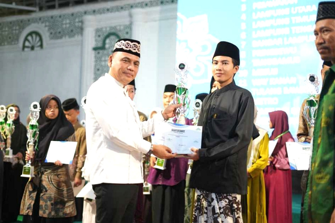 Wali Kota Metro Hadiri Muktamad ke-1 Tingkat Pesantren se-Lampung