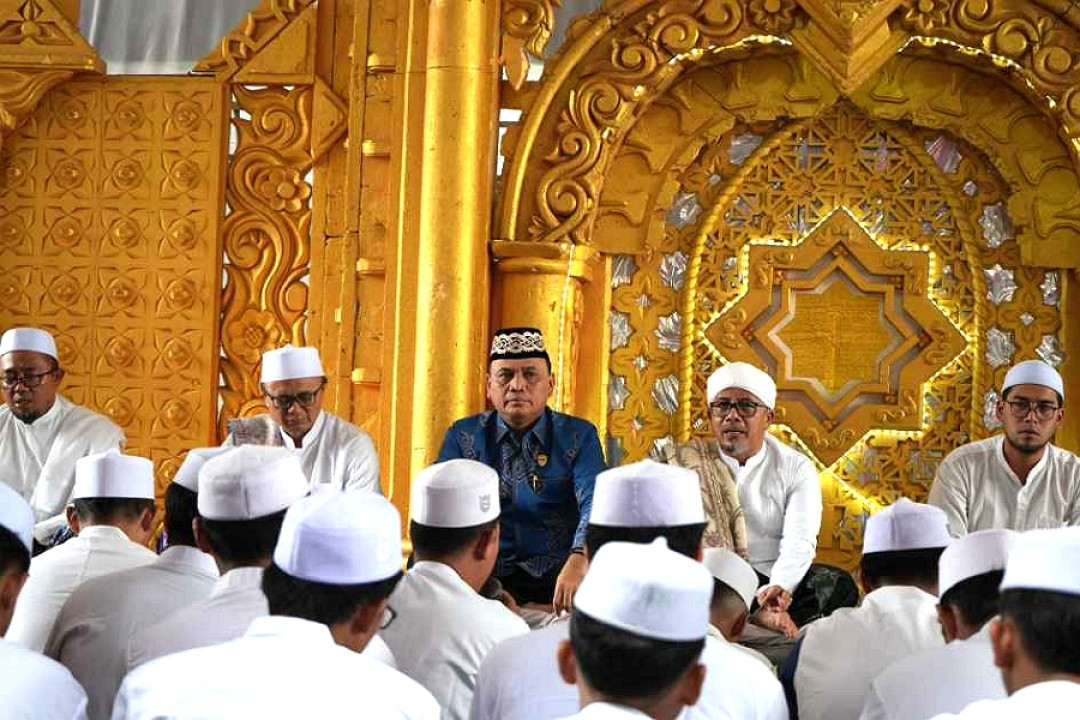 Wali Kota Metro Hadiri Haul Masyayikh dan Haul ke-4 Al-Maghfurlah Buya KH Ahmad Abrori Akwan 