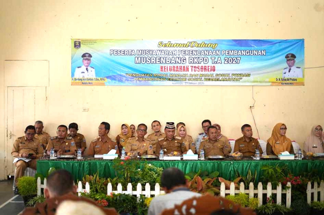 Serap Aspirasi Masyarakat, Pemkot Metro Gelar Musrenbang Kelurahan Yosorejo