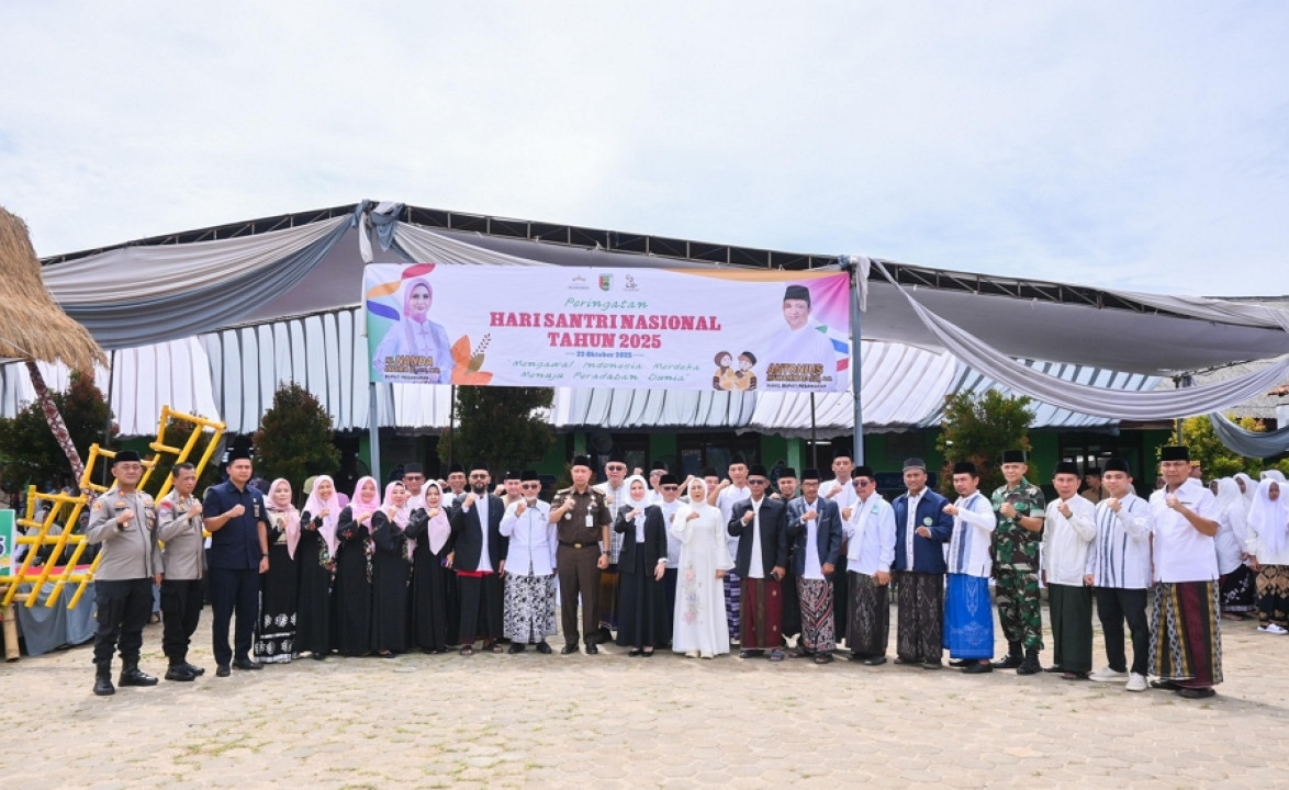 Peringati Hari Santri Nasional, Bupati Pesawaran Ajak Santri Jadi Pelaku Peradaban Dunia