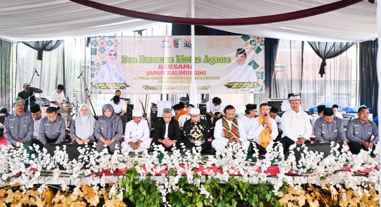Bupati Pesawaran Gelar Doa Bersama Lintas Agama