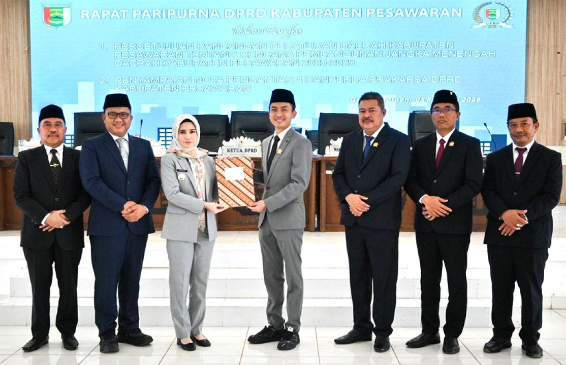 DPRD dan Pemkab Pesawaran Sepakati Ranperda RPJMD 2025–2029