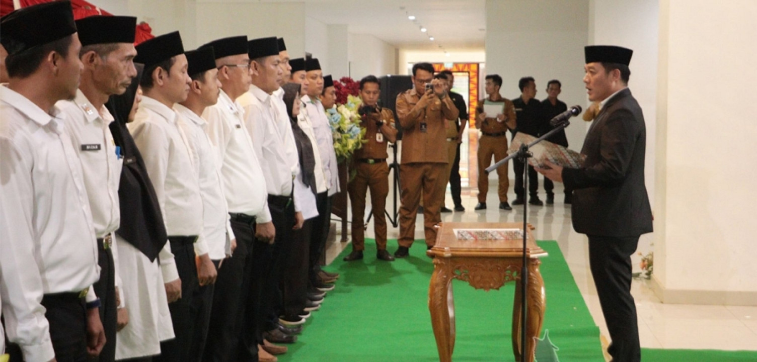 Bupati Dedi Irawan Kukuhkan Kepengurusan LPTQ Pesibar Periode 2025-2030