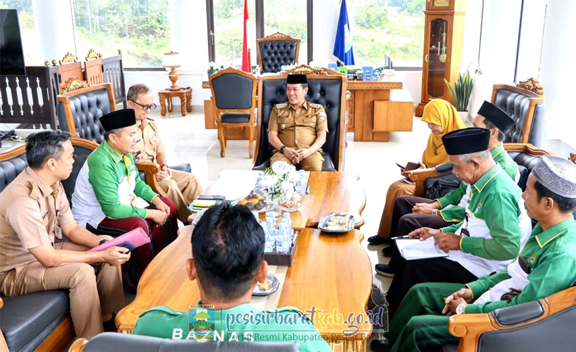 Baznas Pesisir Barat Audiensi dengan Bupati Pesisir Barat