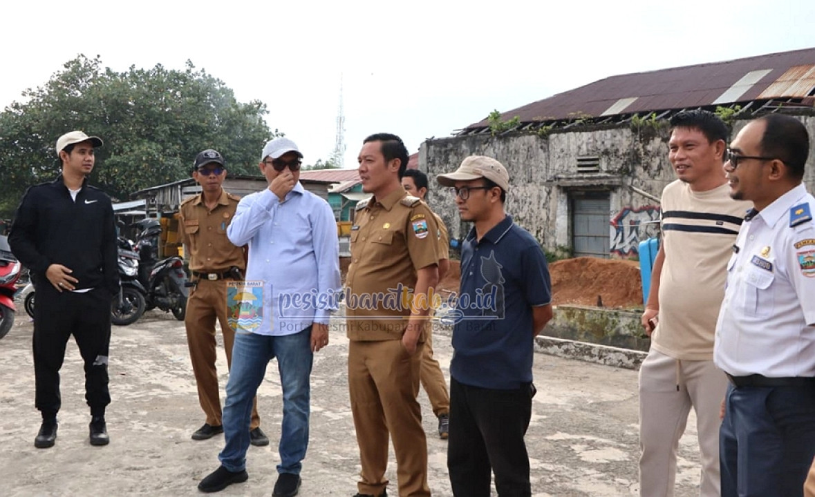 Perkuat Konektivitas Maritim, Bupati Pesisir Barat dan PT ASDP Tinjau Pelabuhan Kuala Stabas