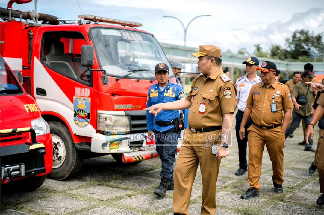 Sekda Tedi Zadmiko Pimpin Apel Kendaraan Dinas