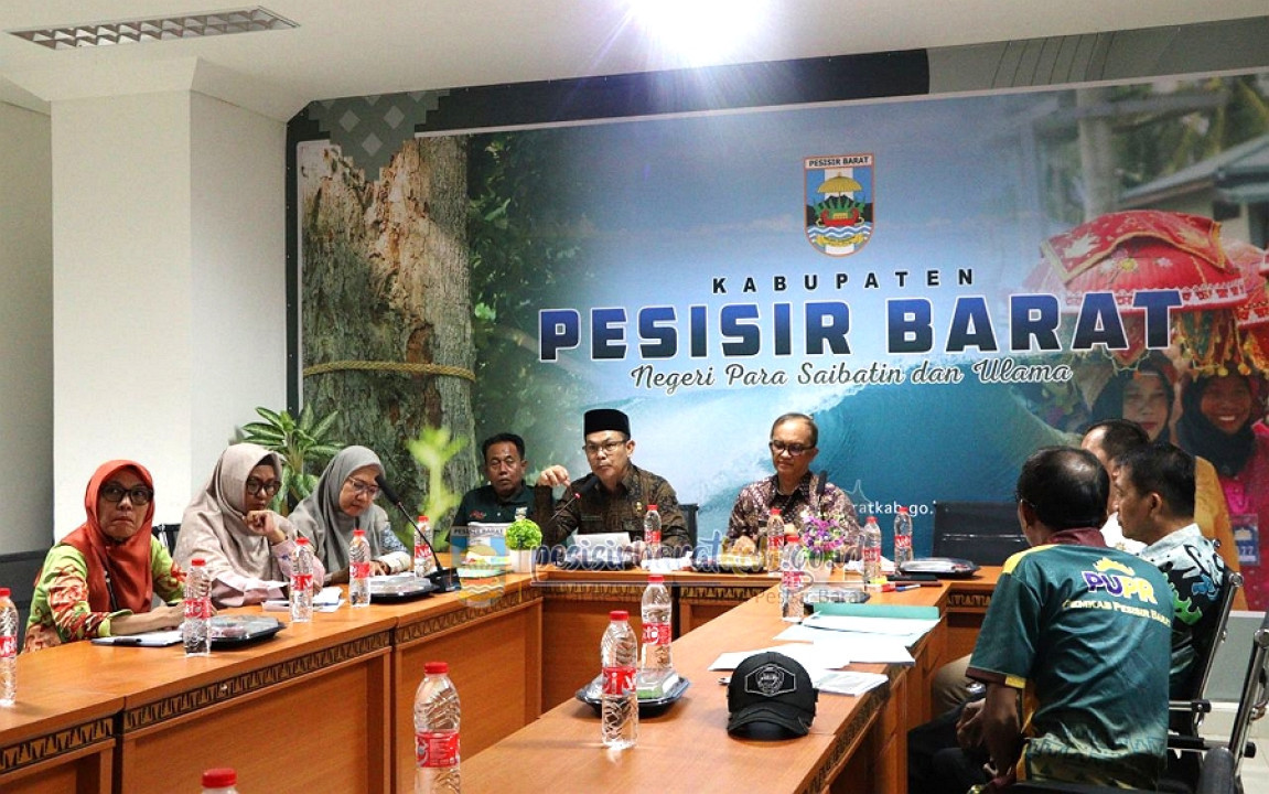 Sekda Tedi Zadmiko Ikuti Rakor Virtual dengan Kantor Staf Kepresidenan RI