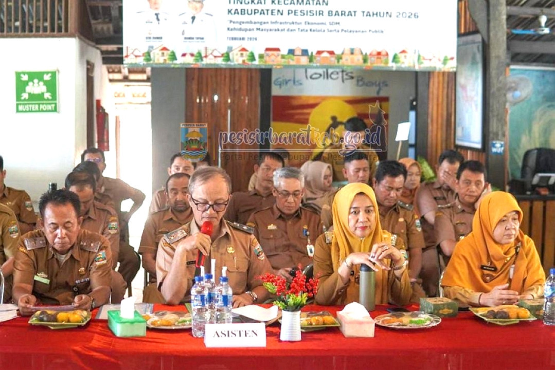 Pemkab Pesisir Barat Gelar Musrenbang RKPD Kabupaten Tahun 2027 Gabungan Empat Kecamatan