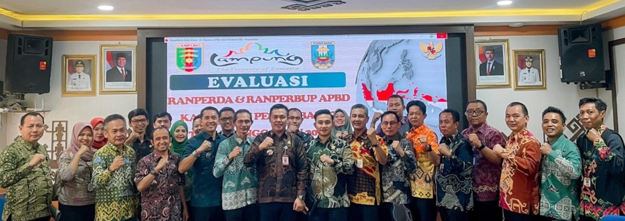 Pemkab Pesibar Ikuti Rapat Evaluasi RANPERDA dan RANPERBUP APBD 2026