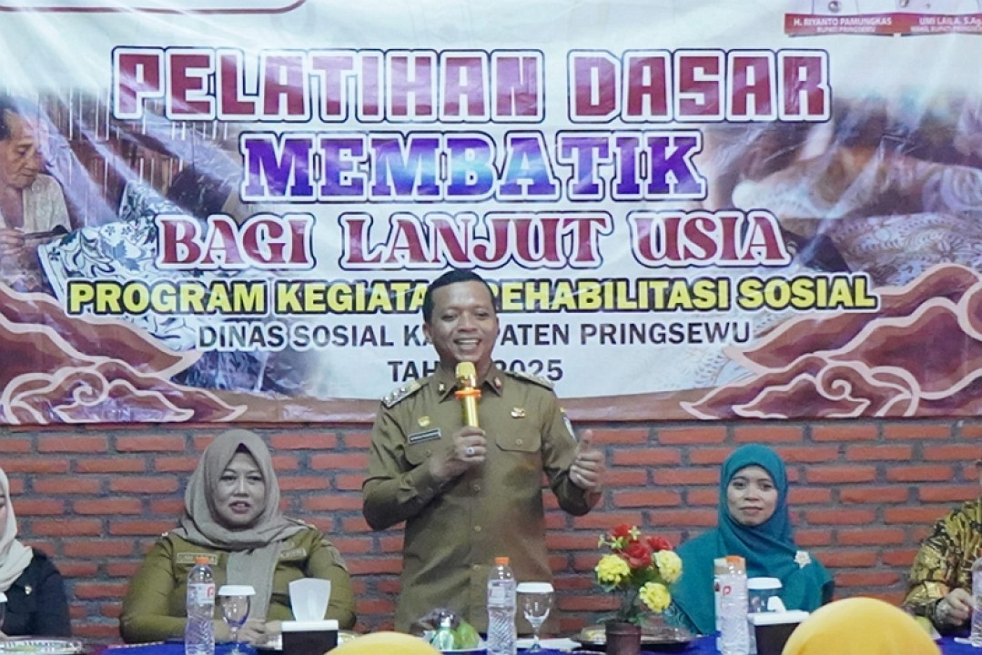 Bupati Pringsewu Tutup Pelatihan Membatik Bagi Lansia