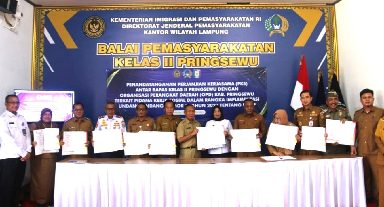 OPD Pringsewu Bangun Kolaborasi dengan Bapas Dukung Pidana Kerja Sosial