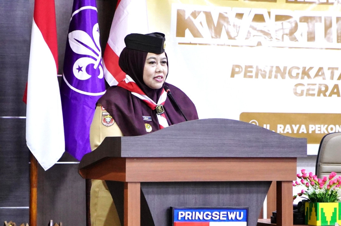 Ketua Kwartir Cabang Pramuka Pringsewu Buka Rakercab ke-XI Tahun 2026