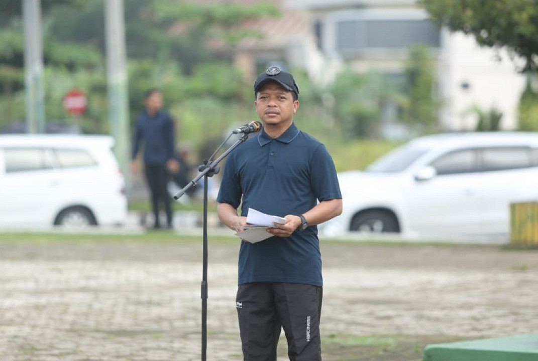 Apel dan Senam Jumat, Pemkab Pringsewu Teguhkan Disiplin dan Pelayanan Prima