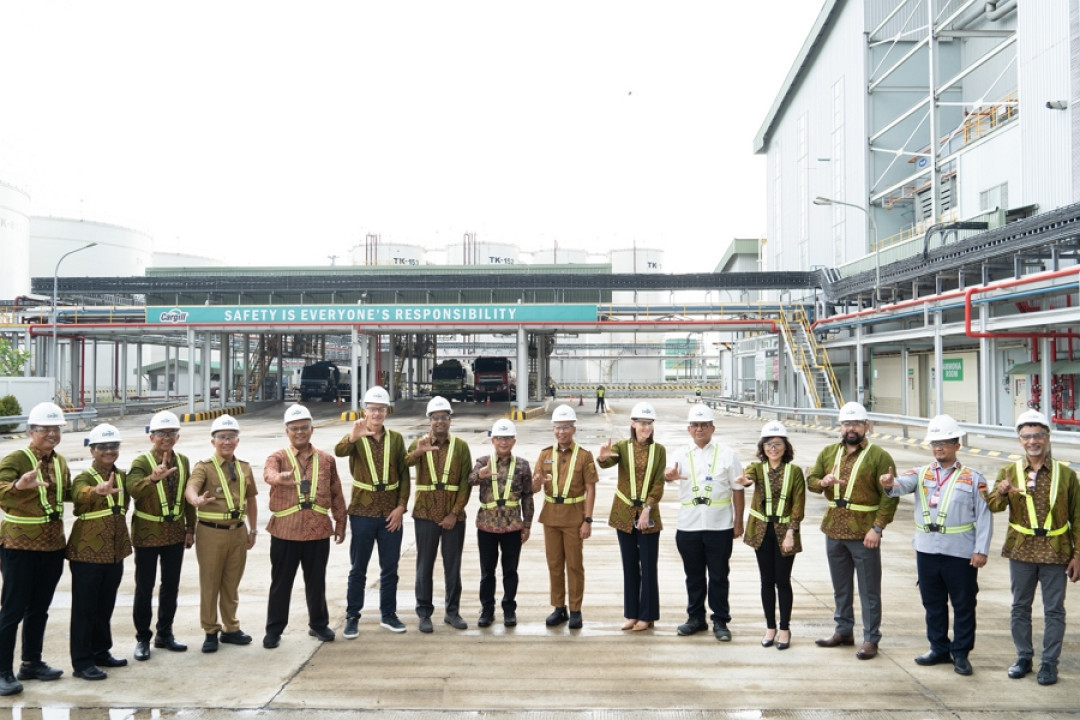 Gubernur Mirza Resmikan Lampung Refinery Cargill