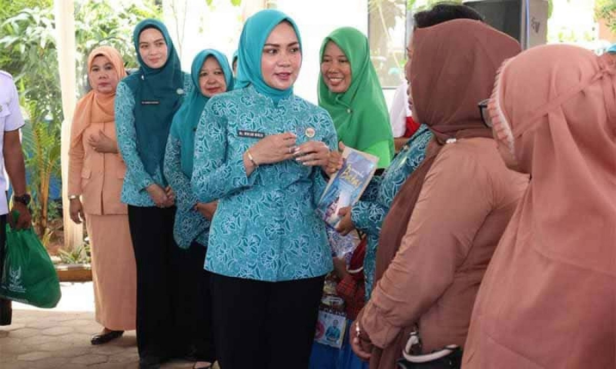 Resmikan Desa TAPIS, Ketua TP PKK Lampung Ajak Masyarakat Ambil Peran Bangun Ketahanan Pangan