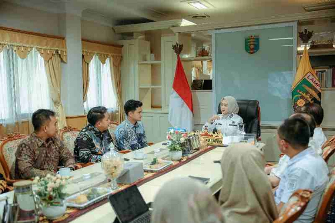 Wagub Jihan Terima Kunjungan PT Sucofindo