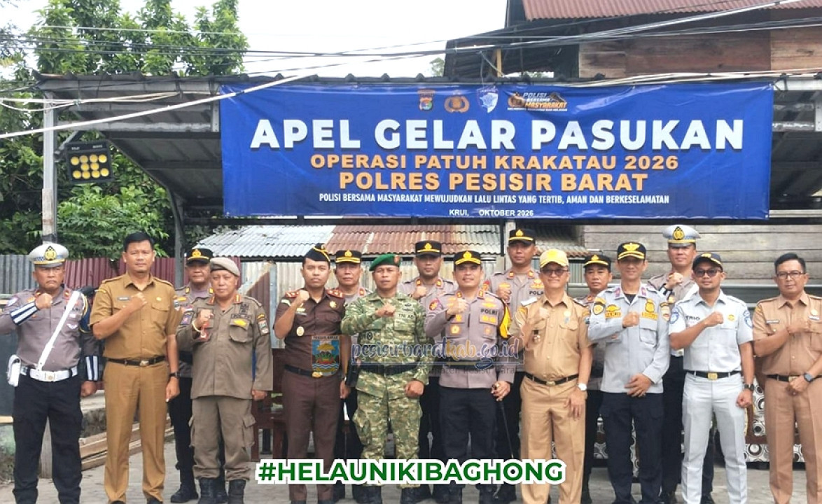 Pemkab Pesisir Barat Dukung Operasi Patuh Krakatau 2026